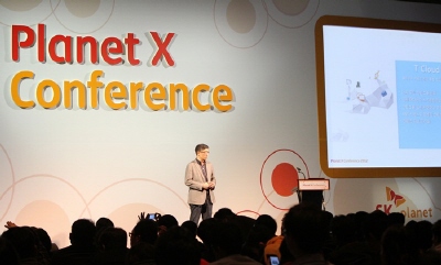 SK플래닛 오픈 플랫폼 ‘플래닛 엑스 컨퍼런스’ 현장 사진입니다.